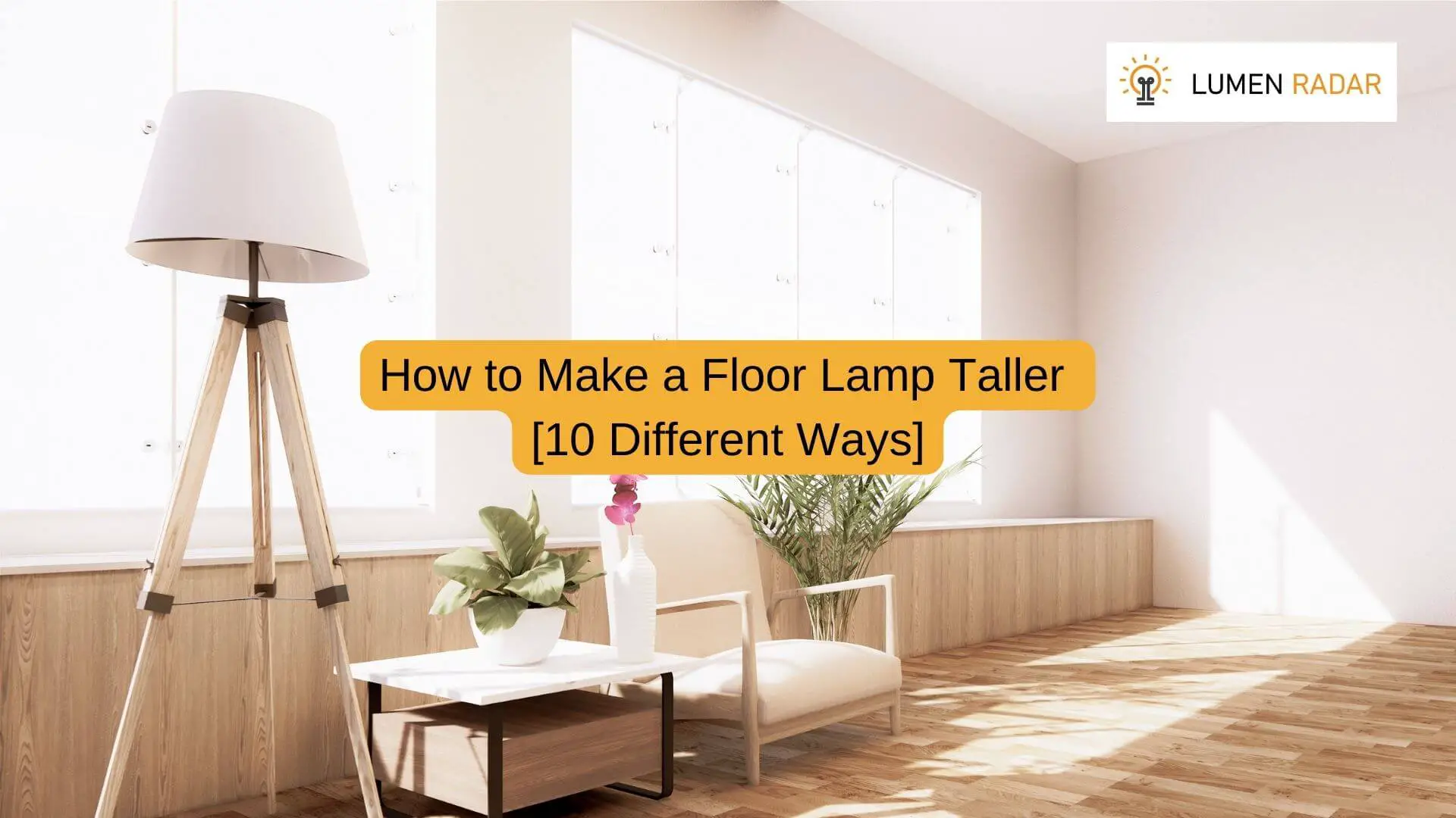 How to Make a Floor Lamp Taller