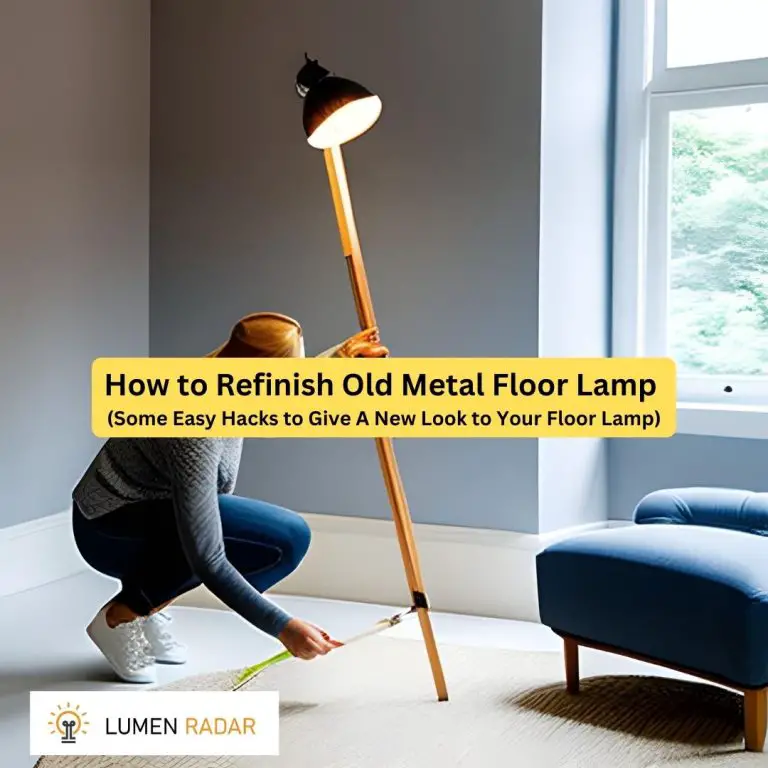 How to Refinish Old Metal Floor Lamp [Step-by-Step]