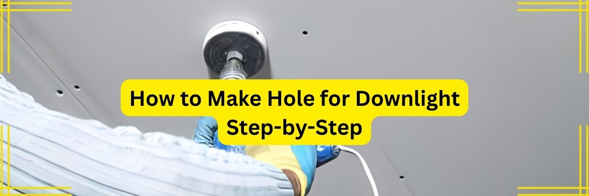 How to Make Hole for Downlight Step-by-Step